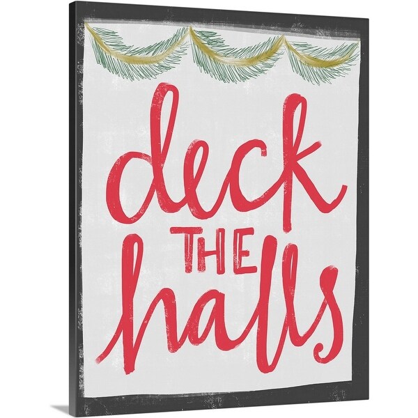 "Deck The Halls" Canvas Wall Art