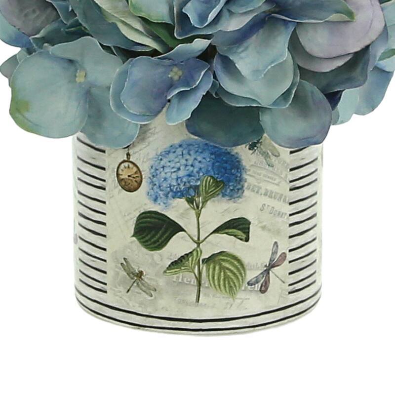 Hydrangea Arrangement in a Glass Vase