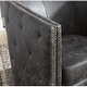 preview thumbnail 3 of 4, Brentlow Distressed Black Swivel Chair