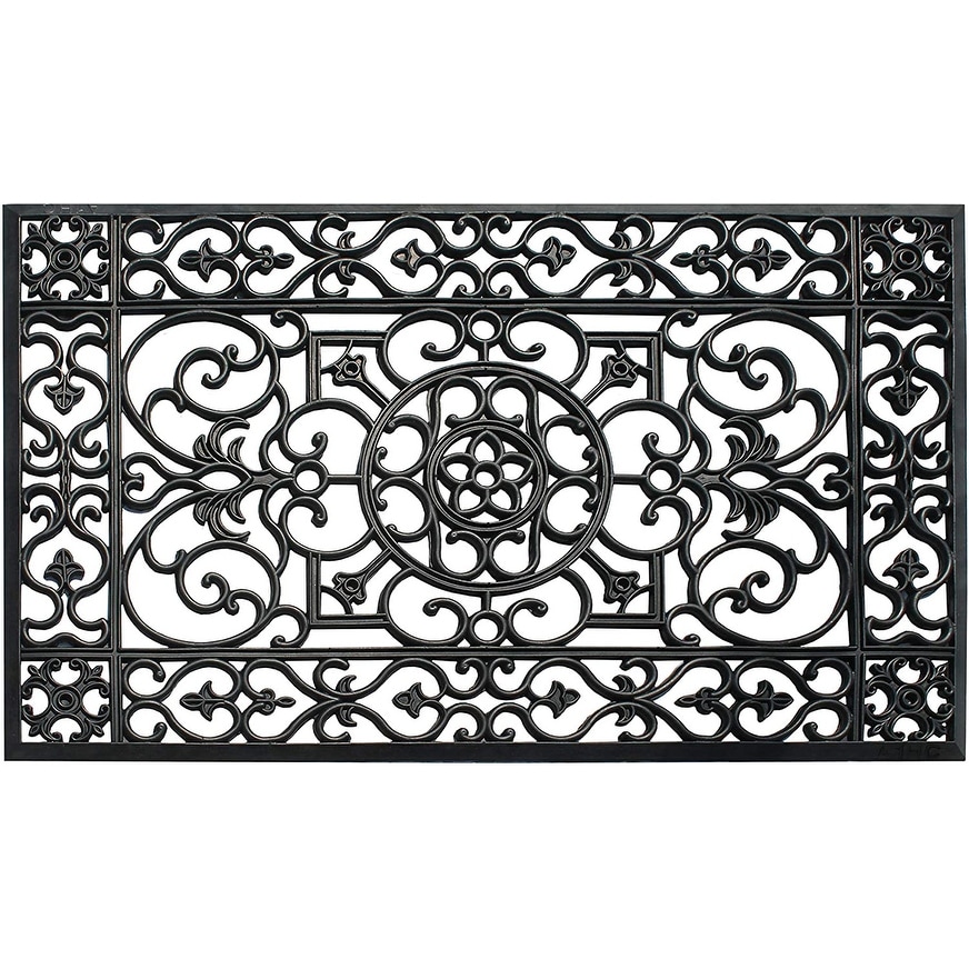 Details about   46x72 in Large Charcoal Gray Rubber Commercial Door Mat Outdoor Entry Rug Porch 