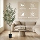 preview thumbnail 3 of 16, Artificial Olive Tree with Lifelike Fruits Fake Olive Plant Potted