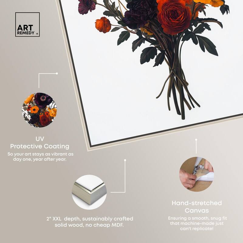 Regal Rose Riot II Canvas by Art Remedy