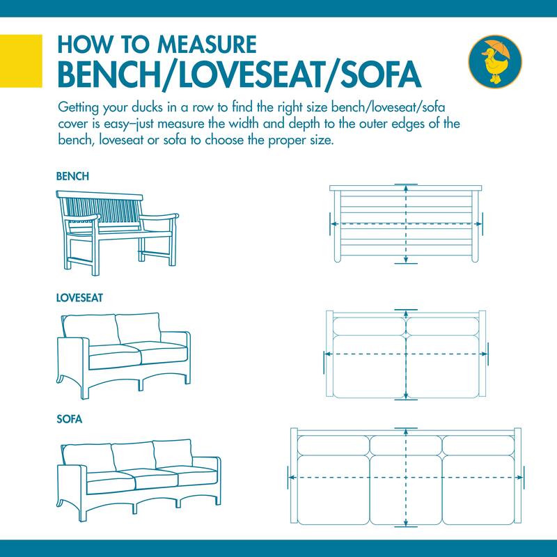 Duck Covers Essential Water-resistant Bench Cover