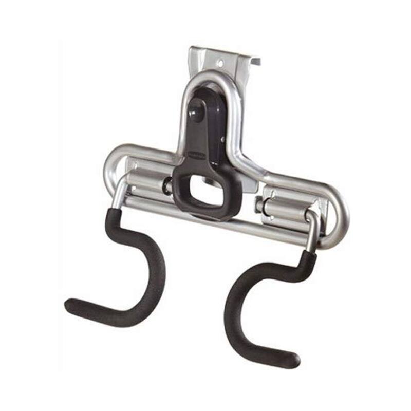 Rubbermaid FastTrack Wall S Hook 2 Handle Tool Storage Organizer Rack (4 Pack) - 1.19