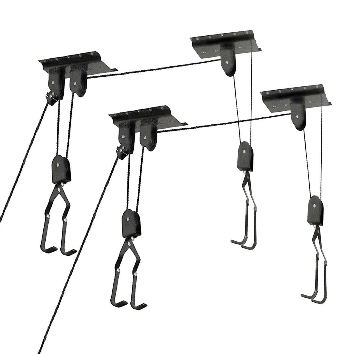 ceiling mount bike hoist set
