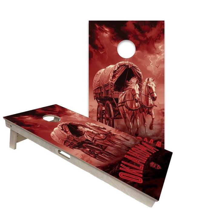 Oklahoma Sooners Regulation 2x4 Cornhole Board Set