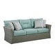 preview thumbnail 12 of 13, Ove Decors Isabella 4-Piece Conversation Set in Dark Wicker