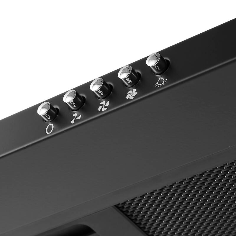 30'' Stainless Steel Range Hood with LED Lights and Removable Aluminum Filters