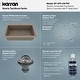 preview thumbnail 10 of 82, Karran Drop-In Quartz 33 in. 1-Hole Single Bowl Kitchen Sink Kit