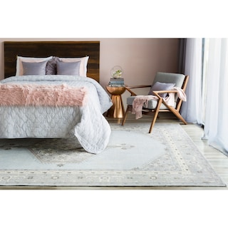 Hand-knotted Alford Boho Medallion Wool Area Rug
