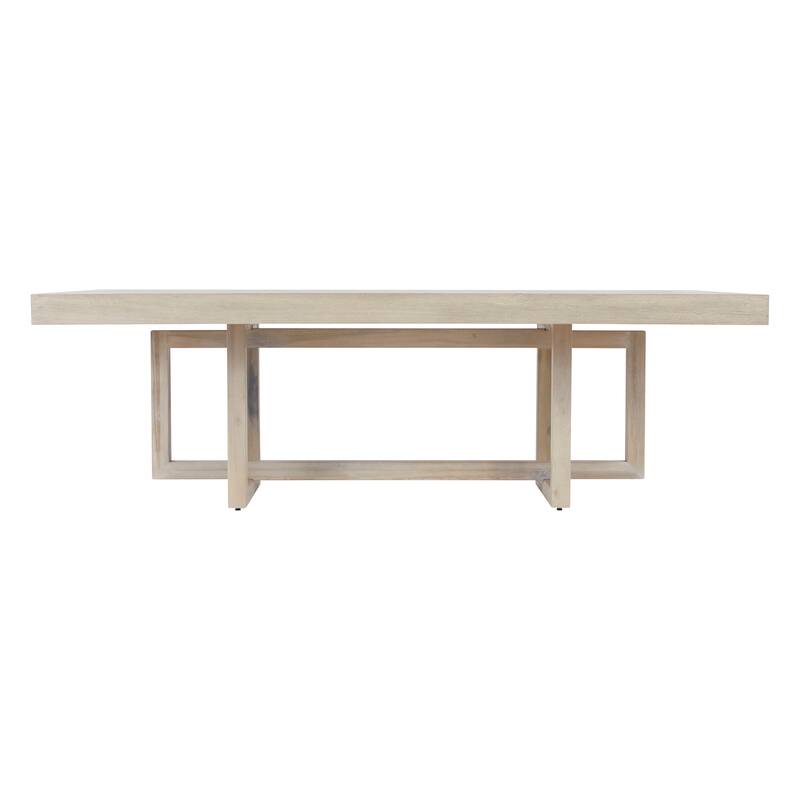 Rye Studio Jalissa Modern Trestle Coffee Table, Barley