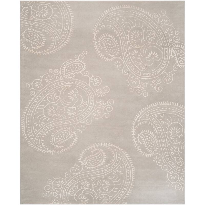 SAFAVIEH Handmade Bella Kristiana Paisley Modern Floral Wool Rug