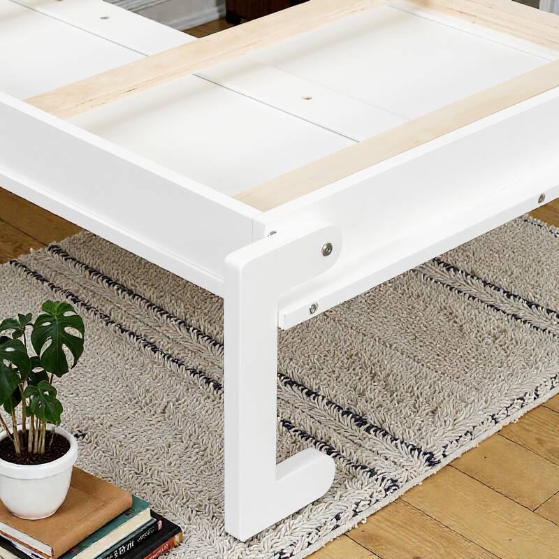 Queen Murphy Bed with Upper Cabinets and Wine Rack, Space-Saving Foldable Wall Bed with Slats