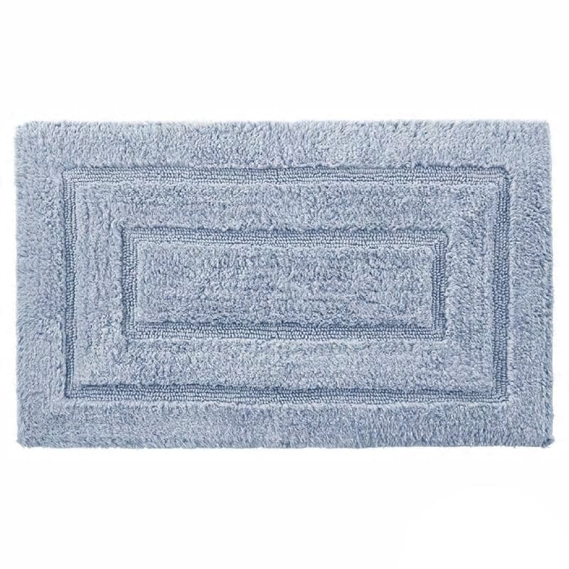 Luxurious Cotton Bath Mat - 1'8 x 2'8 - Smoke Blue