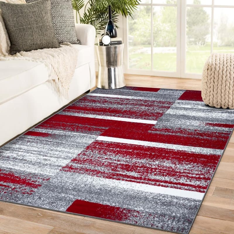 Luxe Weavers Art Deco Abstract Geometric Area Rug