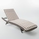preview thumbnail 129 of 187, Salem Outdoor Wicker Adjustable Chaise Lounge with Cushion by Christopher Knight Home