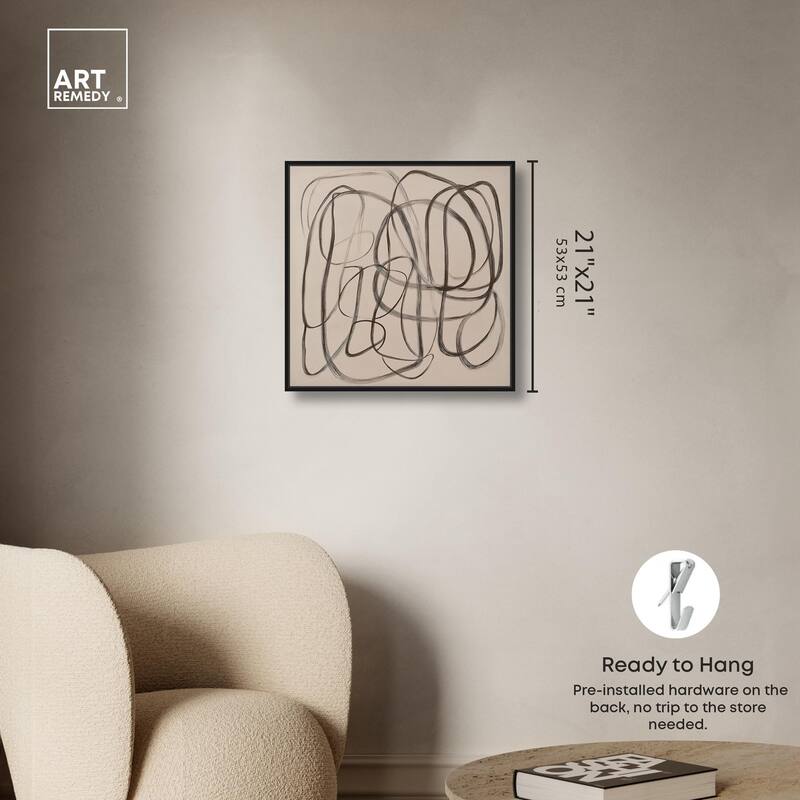 Unbroken Line II Canvas by Art Remedy