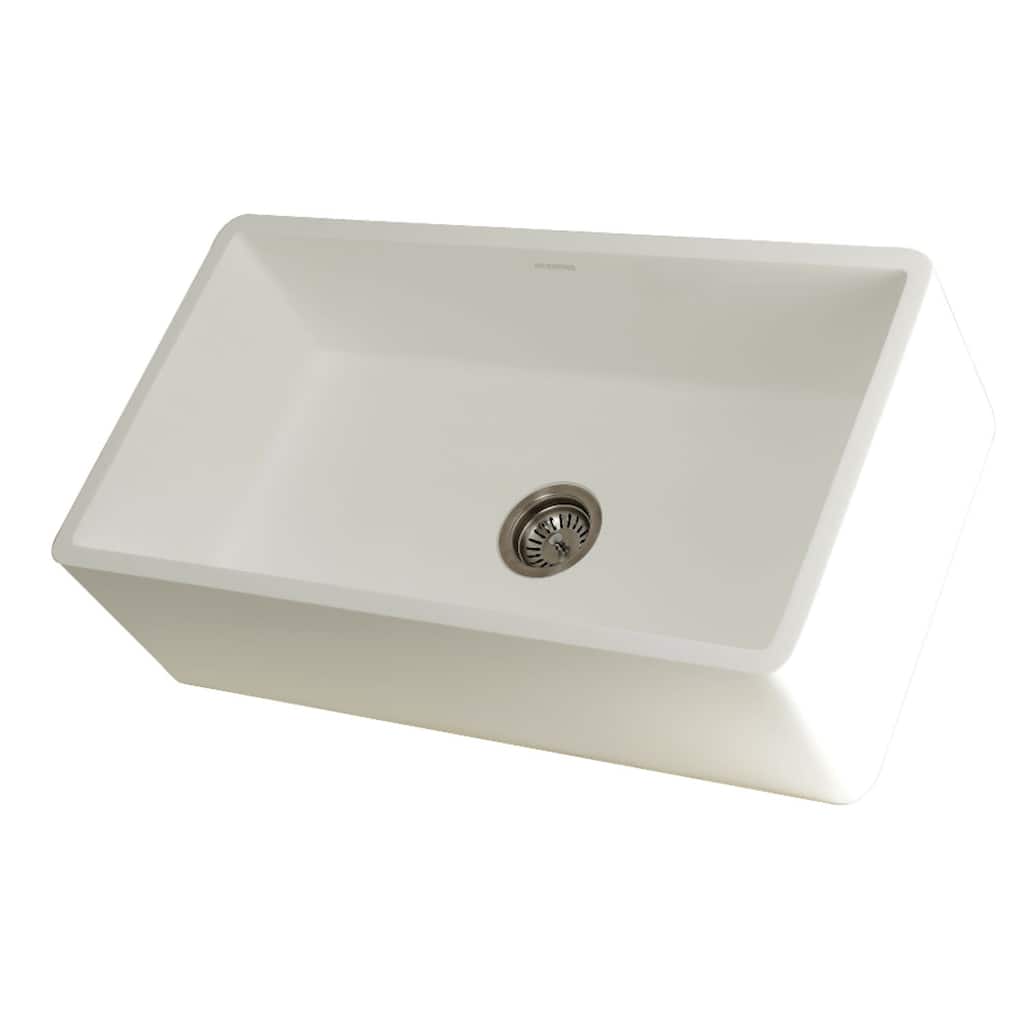 Kingston Brass Arcticstone 33" Farmhouse Single Basin Stone Composite