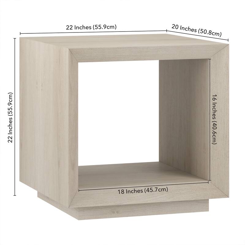 Tannen 22" Wide Rectangular Side Table