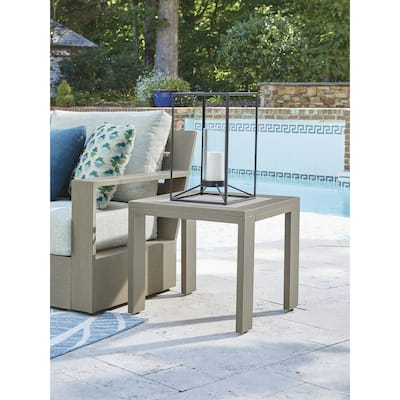 Signature Design by Ashley Kimpton Isle Brown Outdoor End Table - 22.25" W x 22.25" D x 20.5" H