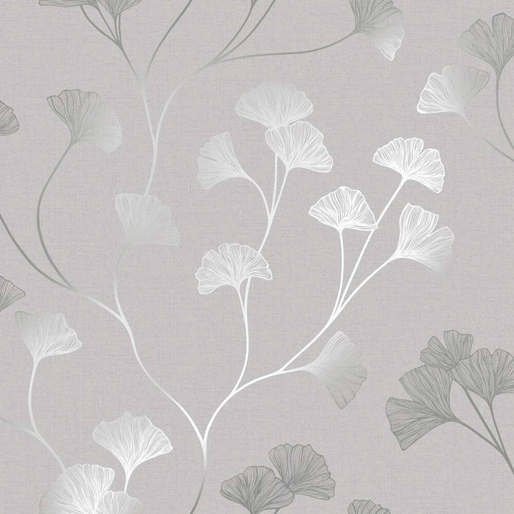 Glistening Ginkgo Leaf Non-Pasted Wallpaper– 396in x 20.8in