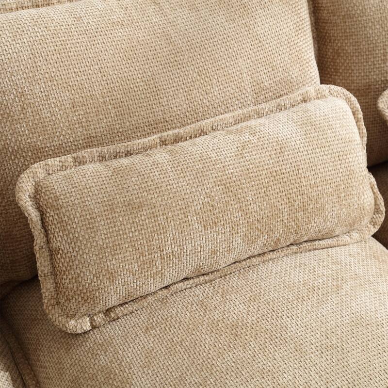 Sectional Sofa Cloud Couch for Living Room, Modern Chenille/Boucle U Shaped Couch, Comfy Modular Sofa Sleeper with Double Chaise