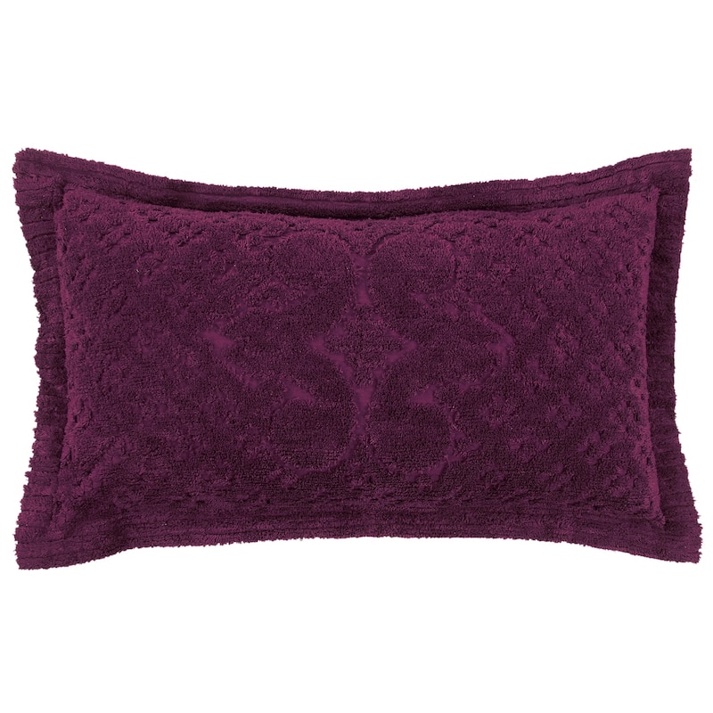Better Trends Chenille Bedspread Set with Sham Medallion Design 100% Cotton Soft Machine Washable Tufted Ashton Collection