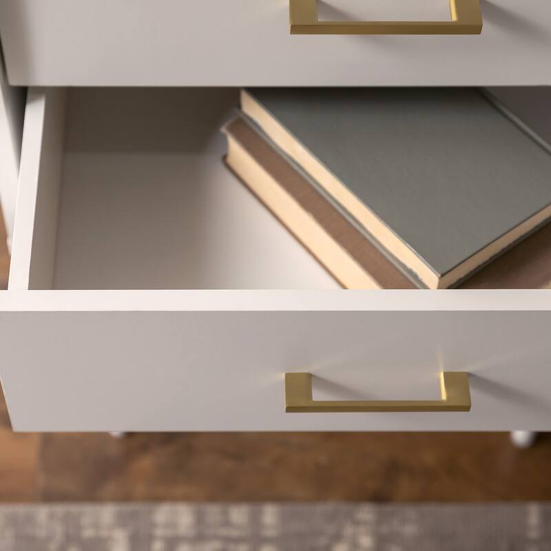Middlebrook Notto Mid-Century 2-Drawer Nightstand