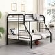 preview thumbnail 66 of 80, Morgan Contemporary Metal Frame Bunk Bed