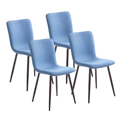 Porthos Home Lexi Fabric/ Iron Dining Chairs (Set of 4)
