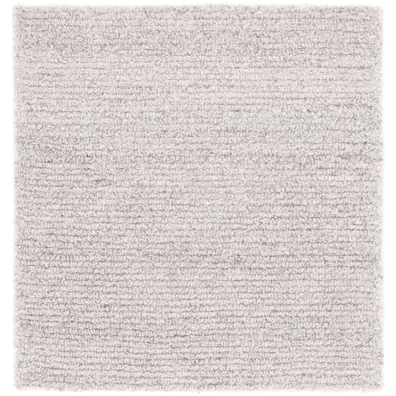 SAFAVIEH Handmade Ebony Cesarina Modern Wool Rug - 6' Square - Beige/Taupe