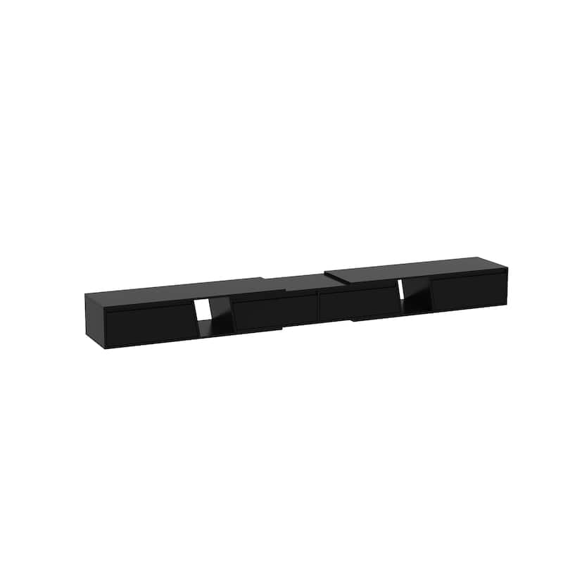 TV Stand Modern Extendable TV Stand in Stretch for TVs up to 120"
