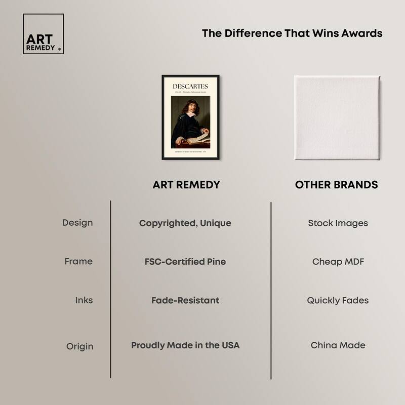 Rationalist Thinker Canvas by Art Remedy