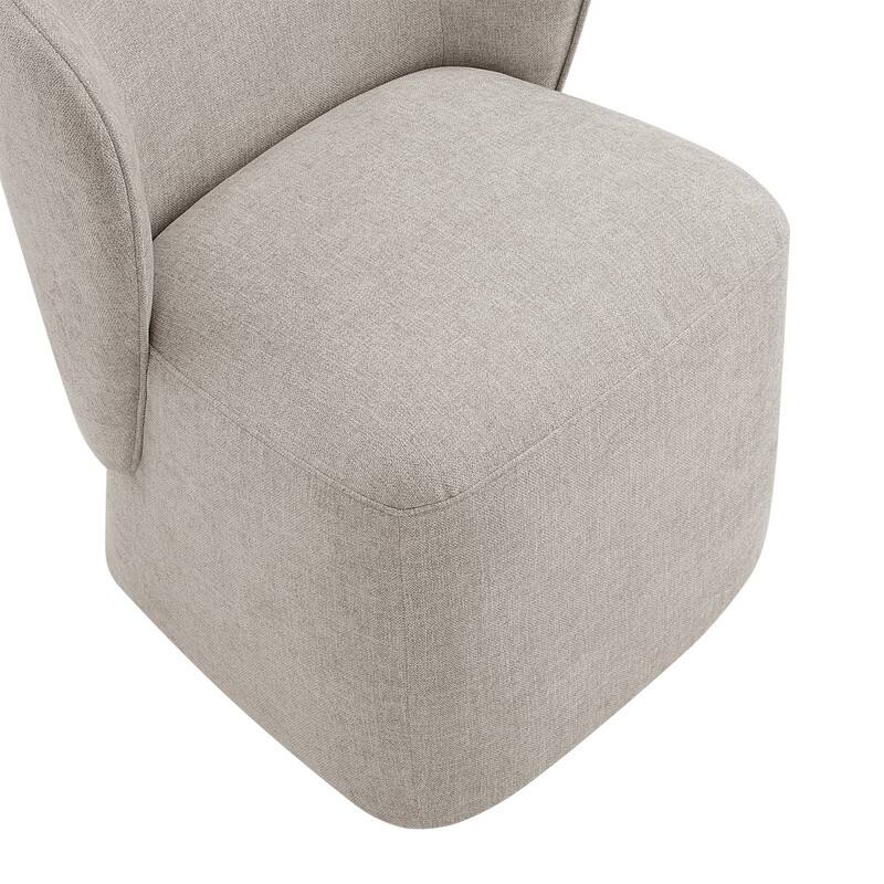 Kyle Morden Fabric Dining Room with Casters Wrap-round Back