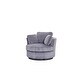 preview thumbnail 46 of 61, Oversized 360 Degreed Swivel Accent Chair Modern Soft Plush Corduroy Round Barrel Chair for Living Room Bedroom with Pillows