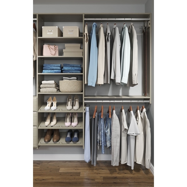 Easy Track Dual Tower Deluxe Closet Kit - On Sale - Bed Bath