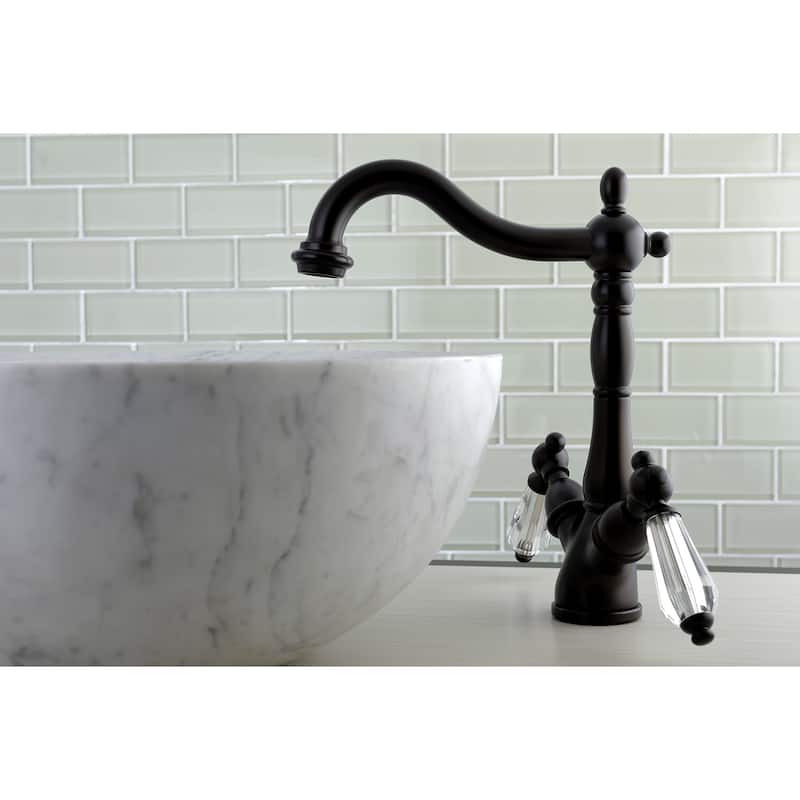 Kingston Brass Wilshire Centerset Bathroom Faucet - Includes Metal