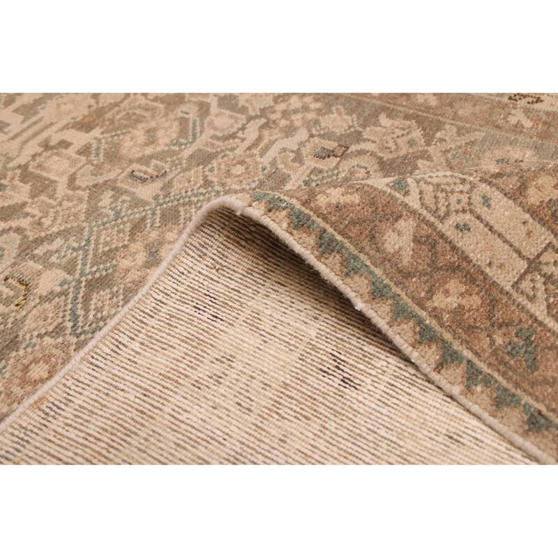 ECARPETGALLERY Hand-knotted Antalya Vintage Taupe Wool Rug - 3'2 x 5'2