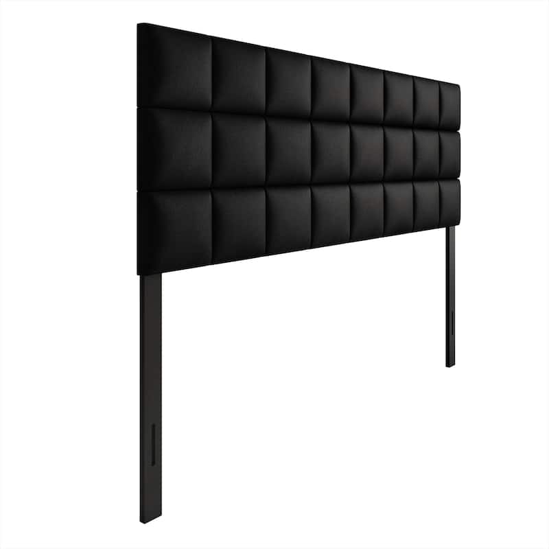 CraftPorch Square Stitching Velvet Upholstered Headboard