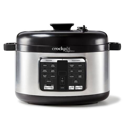 Crockpot Express 6 Quart Oval Max Pressure Cooker