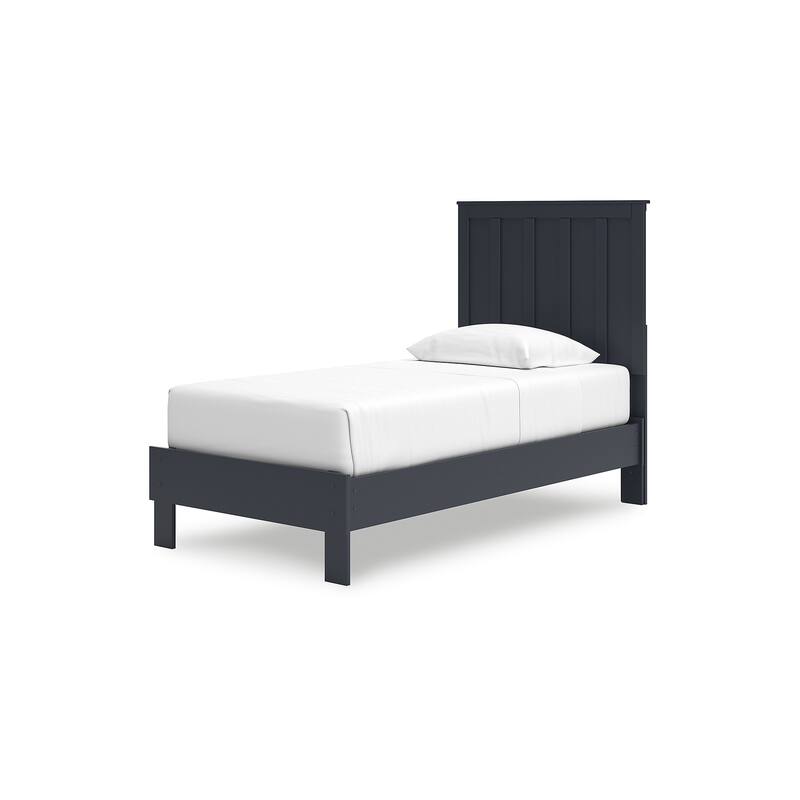 Signature Design by Ashley Simmenfort Dark Blue Platform Bed