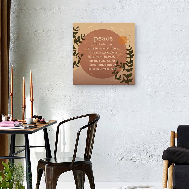 Inner Peace I by Princella Canvas Art Print