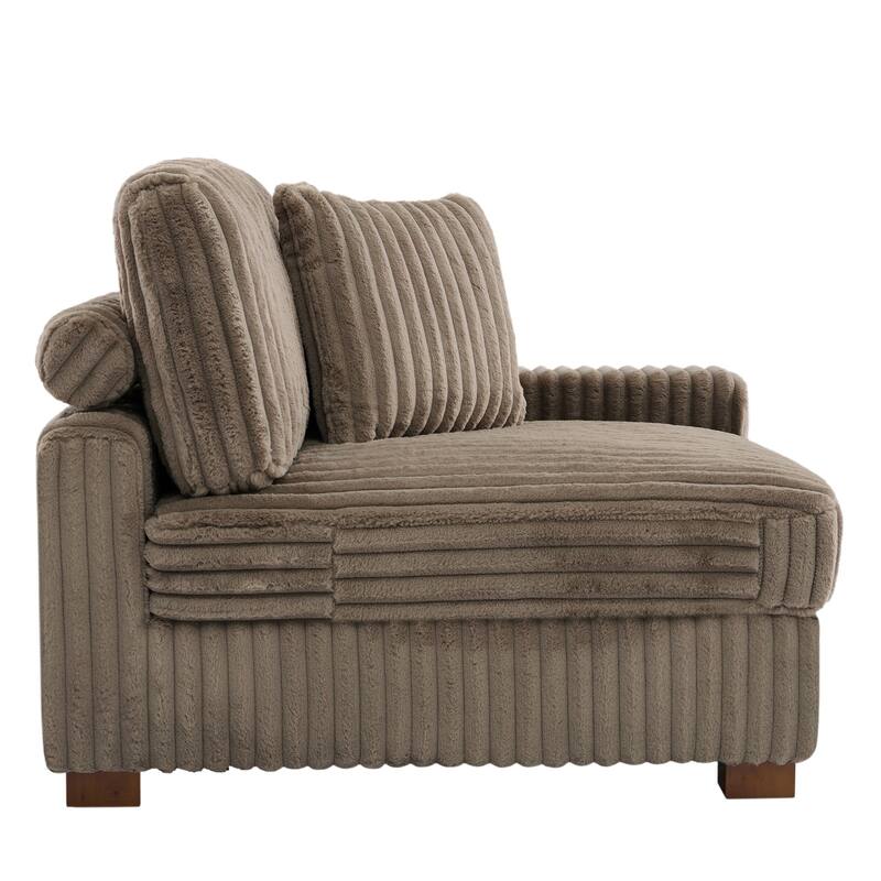 Cotton Flannel Armchair Sofa Corner Chairs for Living Room