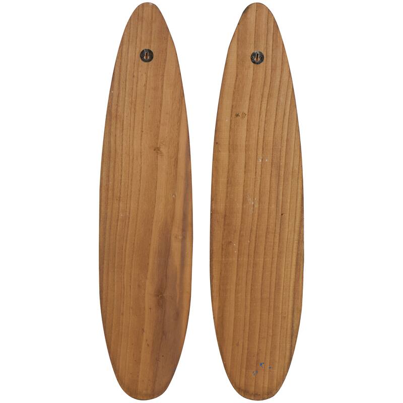 Multi Colored Metal Indoor Outdoor Distressed Oar Shaped 8 Hanger Paddle Wall Hook