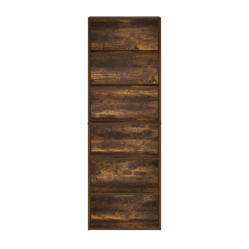 Furinno JAYA Simply Home Free Standing 6-Tier Open Storage Bookcase
