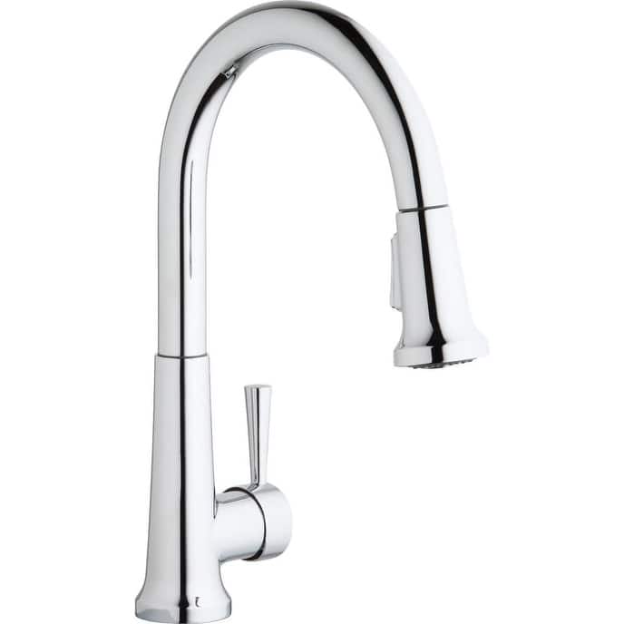 Elkay Everyday 1.5 GPM Single Hole Pull Down Kitchen Faucet - Includes