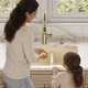 preview thumbnail 28 of 76, Karran Undermount Quartz Double Bowl Kitchen Sink
