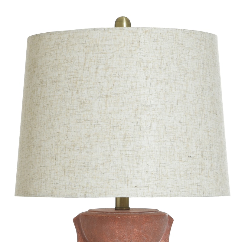 Arlo Table Lamp - Cement with Handle Accents