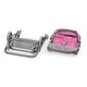 preview thumbnail 8 of 8, Badger Basket Voyage Twin Carriage Doll Stroller - Gray/Pink