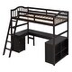 preview thumbnail 42 of 47, Artsy Twin Loft Bed with Drawers, Cabinet, Shelves and Desk, Solid Construction & Versatility galore, Health and Comfort, White